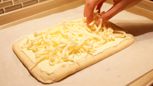 Garlic Butter Cheesy Breadsticks - Crunchy Creamy Sweet